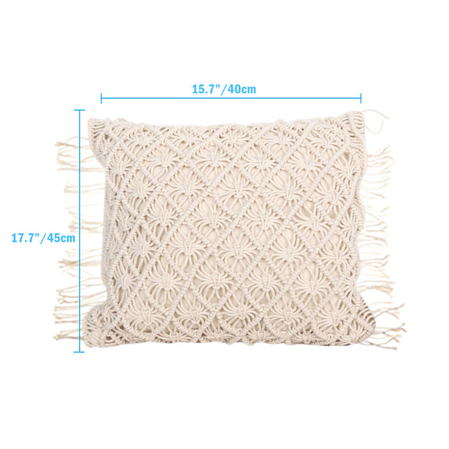 Hand-woven tassel pillow - Wnkrs