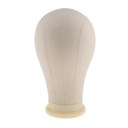 Professional Styling Head Canvas Training Head Cork Block Mannequin Head with Table Clamp Wig Making Hat Display - Wnkrs