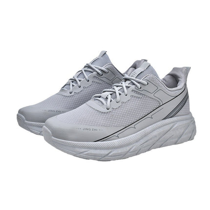 Fashion Thick-soled Anti-skid Shoes Ins Slip-on Casual Lazy Shoes Men Outdoor Breathable Lace-up Running Sports Sneakers - Wnkrs