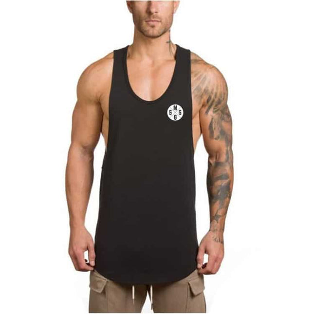 Men's Solid Color Loose Style Tank Top - Wnkrs