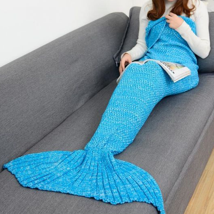 Mermaid Tail Knitting Sleeping Blanket - Wnkrs