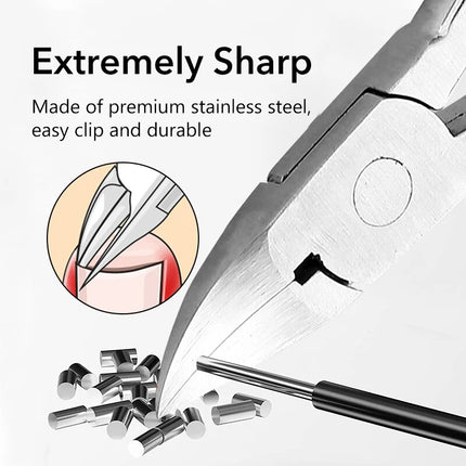 Coupe-ongles professionnel en acier inoxydable
