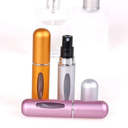 Compact & Stylish Portable Perfume Atomizer - Travel-Friendly Mini Aluminum Spray Bottle - Wnkrs