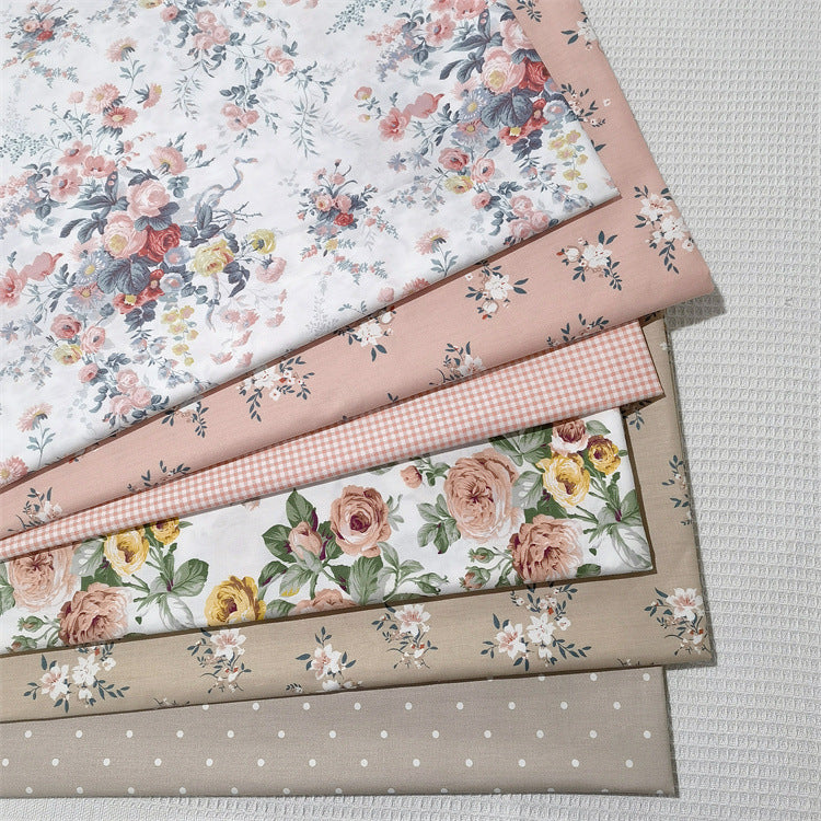 Floral Cotton Twill Sewing Fabric, 160cm Wide