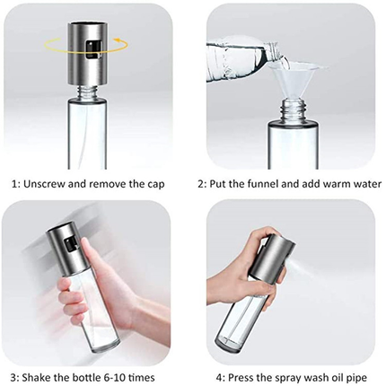 Olive Oil Sprayer Cooking Mister Spray Fine Bottle Oil Dispenser Kitchen - Wnkrs