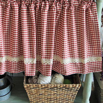 Tanabe fabric kitchen and bathroom curtains in time lattice curtains - Wnkrs