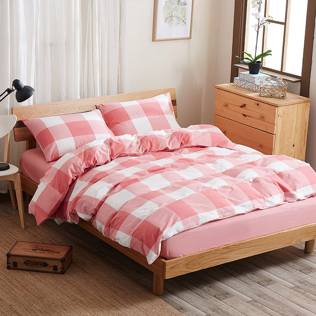 Pure cotton four-piece bed sheet set - Wnkrs