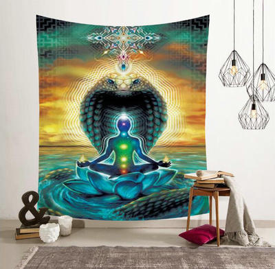 Lotus meditating tapestry - Wnkrs