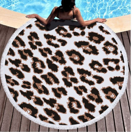 Round printed beach towel - Wnkrs