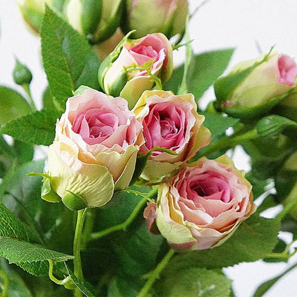 Artificial French Silk Roses Flowers - Wnkrs