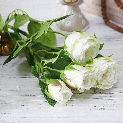Artificial French Silk Roses Flowers - Wnkrs