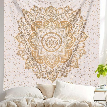 Yoga Mandala Lotus Tapestry - Wnkrs