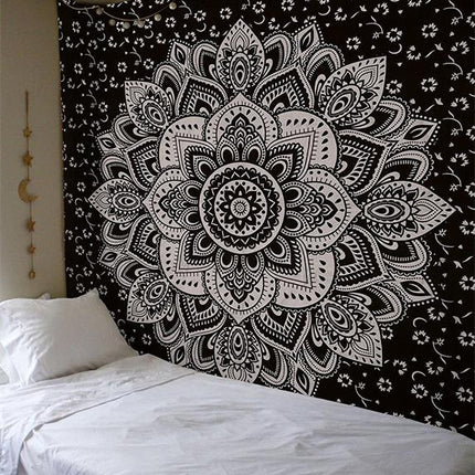 Yoga Mandala Lotus Tapestry - Wnkrs
