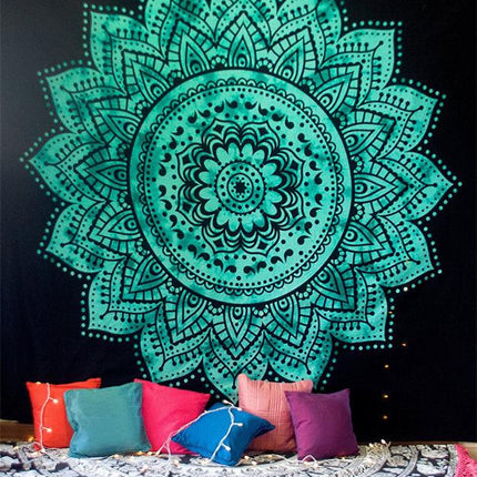 Yoga Mandala Lotus Tapestry - Wnkrs