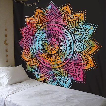 Yoga Mandala Lotus Tapestry - Wnkrs