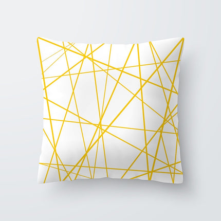 Yellow Print Cushion Cover - Wnkrs