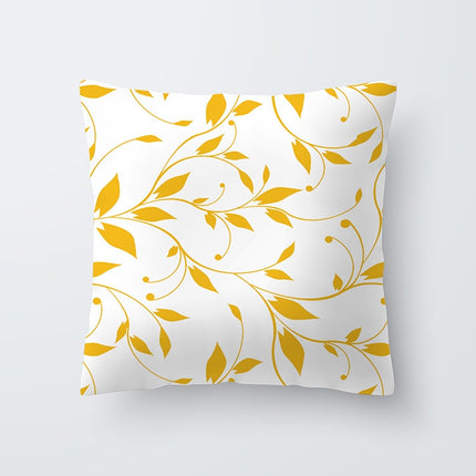 Yellow Print Cushion Cover - Wnkrs