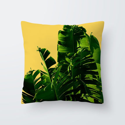 Yellow Print Cushion Cover - Wnkrs