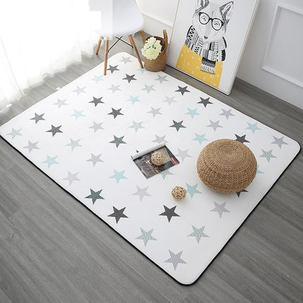 Anti-Slip Soft Geometric Patterned Carpets For Baby Bedroom - Wnkrs