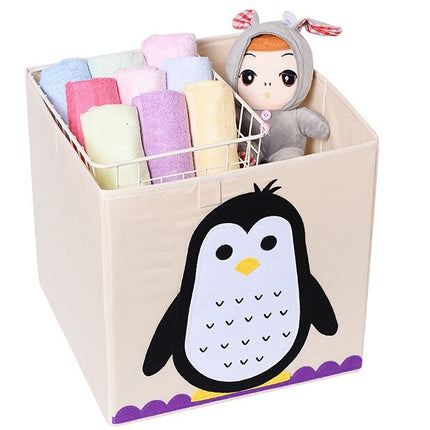 Animal Printed Cloth Storage Box - Wnkrs