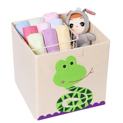 Animal Printed Cloth Storage Box - Wnkrs