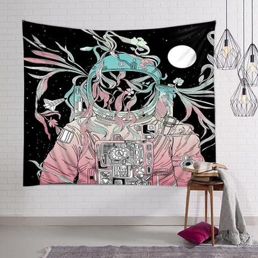 Astronaut spaceman background cloth - Wnkrs