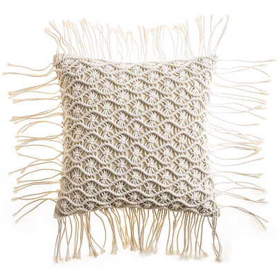 Hand-woven Cotton Thread Cushion Cover - Wnkrs