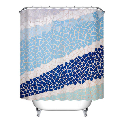 Colorful Geometric Retro Shower Curtain - Wnkrs