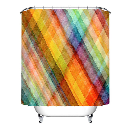 Colorful Geometric Retro Shower Curtain - Wnkrs