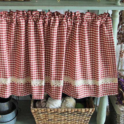 Tanabe fabric kitchen and bathroom curtains in time lattice curtains - Wnkrs
