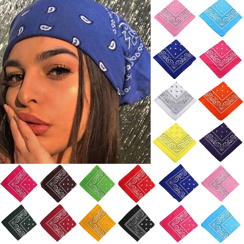 Women's Bohemian Printed Polyester Bandana