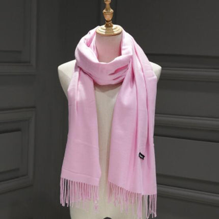 Women's Cashmere Scarf with Tassel - Wnkrs