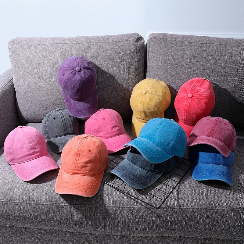 Women's Candy Color Sports Cap