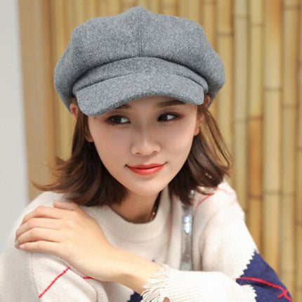 Women's Winter Newsboy Cap - Wnkrs