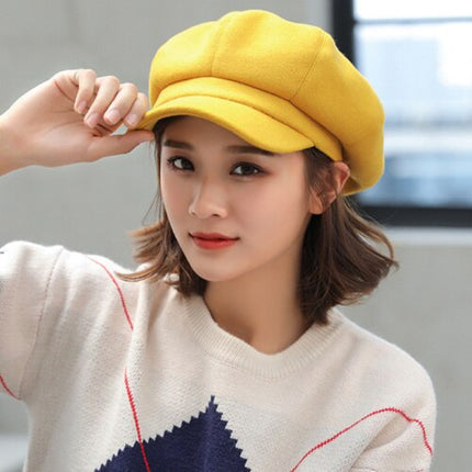 Women's Winter Newsboy Cap - Wnkrs