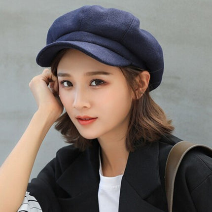 Women's Winter Newsboy Cap - Wnkrs