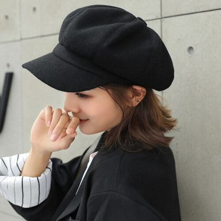 Women's Winter Newsboy Cap - Wnkrs
