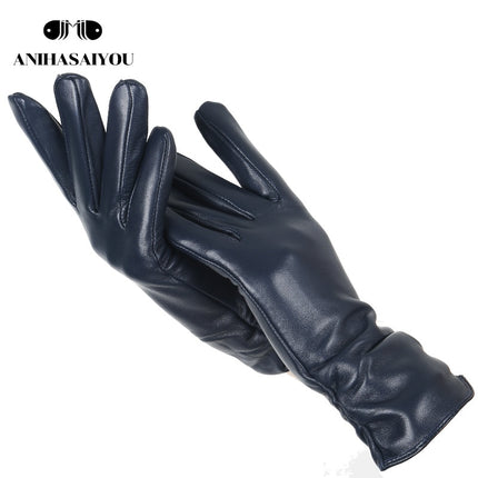 Women's Classic Genuine Leather Gloves - Wnkrs