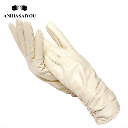 Women's Classic Genuine Leather Gloves - Wnkrs