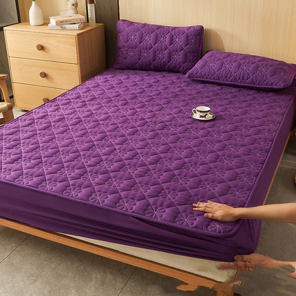 Brushed Cotton Fitted Sheet All Inclusive Dust Protection Cover - Wnkrs