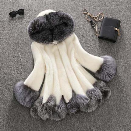 Women's Eco Mink Fur Winter Coat