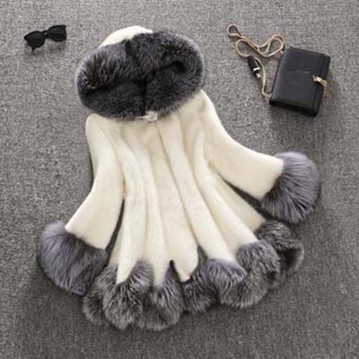 Women's Eco Mink Fur Winter Coat