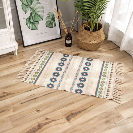 Modern simple cotton and linen doormat - Wnkrs