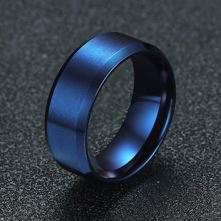 Solid Patterned Men's Ring