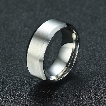 Solid Patterned Men's Ring