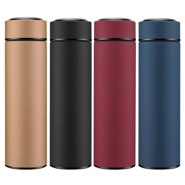 450ml Stainless Steel Water Bottle Double Wall Vacuum Insulated Business Travel Sport  Outdoor Water Bottle - Wnkrs