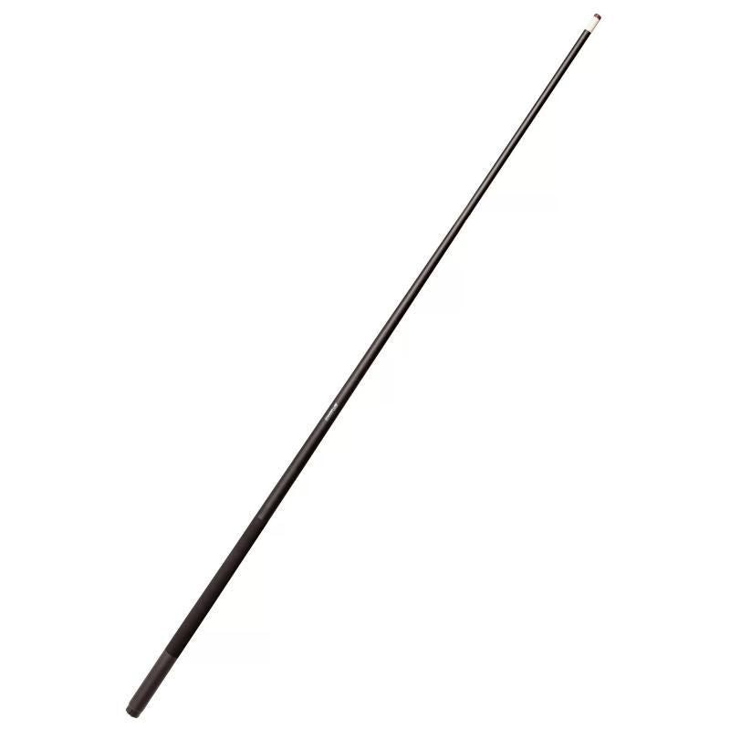 Elite 58" Matte Black Composite Warp-Resistant Snooker Cue with Leather Tip