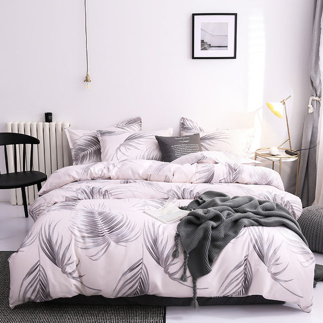 Quilt Duvet Cover 2 Pillow Cases 50x70cm Bedding Sets 3 Pcs - Wnkrs