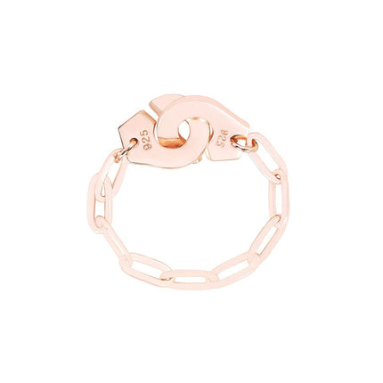 Sterling Silver Handcuff Ring - Wnkrs
