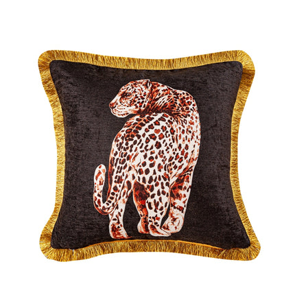 Fashion Leopard Sofa Waist Cushion Tide Brand Pillowcase - Wnkrs